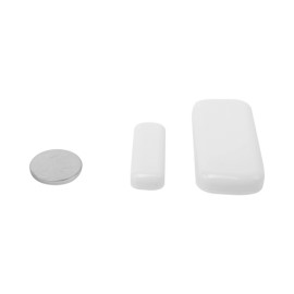CONTACTO MAGNETICO INALÁMBRICO HONEYWELL DE LARGO ALCANCE SUPER ESTETICO PARA PUERTAS Y VENTANAS
