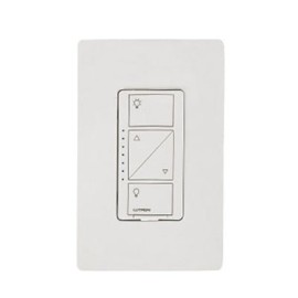 ATENUADOR (DIMMER) DE PARED. AUMENTA/DISMINUYE INTENSIDAD DE ILUMINACIÓN. NO REQUIERE CABLE NEUTRO, INTEGRABLE AL HUB DE CASETA