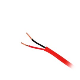 BOBINA DE ALAMBRE DE 305 METROS, CALIBRE 16 DE 1 PAR, COLOR ROJO, TIPO FPLR, CL2R, C (UL) FT4