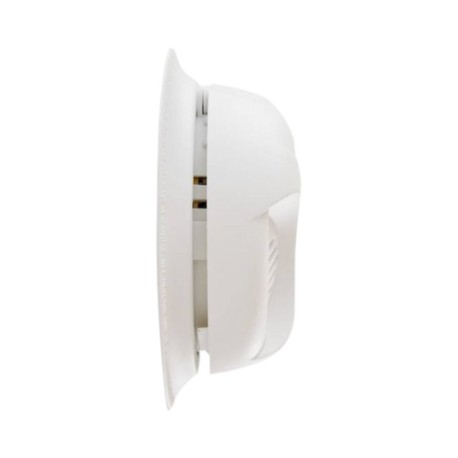 DETECTOR DE HUMO AUTÓNOMO, NO REQUIERE PANEL, LED DE ESCAPE, SENSOR POR IONIZACIÓN, BATERÍA 9 V REEMPLAZABLE