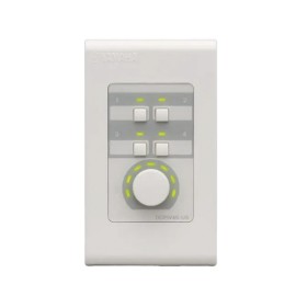 PANEL DE CONTROL DIGITAL | 1 VOLUMEN | 4 SWITCHES CONFIGURABLES | COMPATIBLE CON PROCESADORES SERIE MA, PA, Y MTX