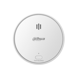 DAHUA DHI-HY-SA21A-W2 - Detector de Humo Inalámbrico / Sensor Fotoeléctrico de Doble Cámara / Sirena Interna de 85dB / Función 