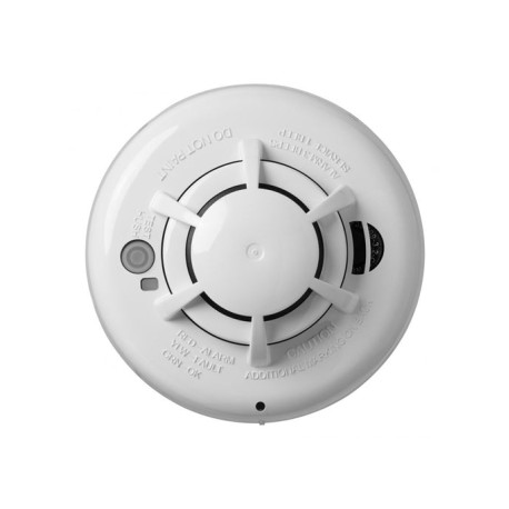 DSC PG9936 - DETECTOR DE HUMO Y CALOR INALÁMBRICO CON TECNOLOGÍA POWER G COMPATIBLE CON NEO, PRO, QOLSYS E IOTGA