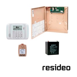 KIT INTRUSION INALÁMBRICO RESIDEO V48T62RFBT CON PANEL VISTA48LA/ 1 TECLADO 6162RF / 1 TRANSFORMADOR 1361GT/ 1 BATERIA ENS-BT41