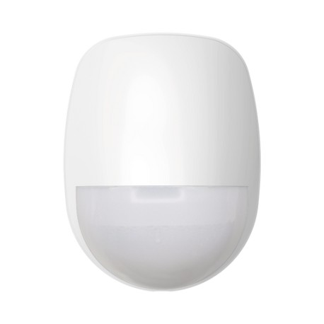 DETECTOR PIR CABLEADO PARA INTERIOR / INMUNIDAD A MASCOTAS / RANGO DE DETECCIÓN DE 18 MTS / ANGULO DE 90° DE COBERTURA