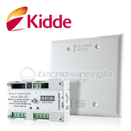 MÔDULO DE CONTROL DE SIRENAS Y ESTROBOS VIGILANT GSA-CC1, CUENTA CON DIRECCION ELECTRONICA (SIN SWITCHES) REQUIERE FUENTE DE PO