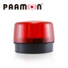 ESTROBO CON LEDS BLANCOS Y CARCASA ROJA / PAAMON PAM-LED4 ULTRA POTENTE CON LEDS INDIVIDUALES/ ALÁMBRICO/ MATERIAL ABS DE ALTO 