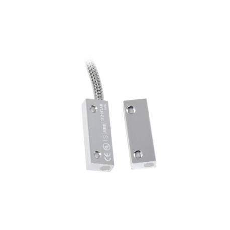 CONTACTO MAGNÉTICO UL CE PARA PUERTA USO RUDO CON 42MM DE GAP CON EL CABLE BLINDADO