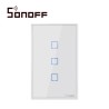 APAGADOR DE PARED TOUCH ON/OFF SONOFF T2US3C SMART INALAMBRICO WIFI PARA SOLUCION DE SMART HOME CON TEMPORIZADOR PARA IOS Y AND