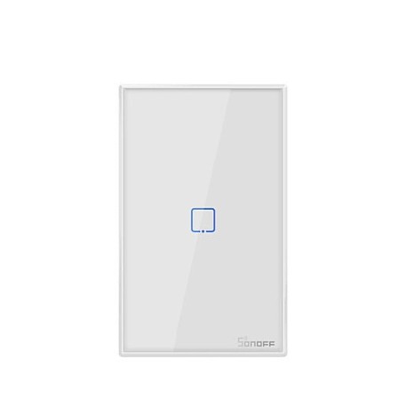 APAGADOR DE PARED TOUCH ON/OFF SONOFF T2US1C SMART INALAMBRICO WIFI PARA SOLUCION DE SMART HOME CON TEMPORIZADOR PARA IOS Y AND