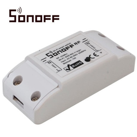 INTERRUPTOR ON/OFF SONOFF RF SMART INALAMBRICO WIFI PARA SOLUCION DE SMART HOME CON TEMPORIZADOR PARA IOS Y ANDROID COMPATIBLE 